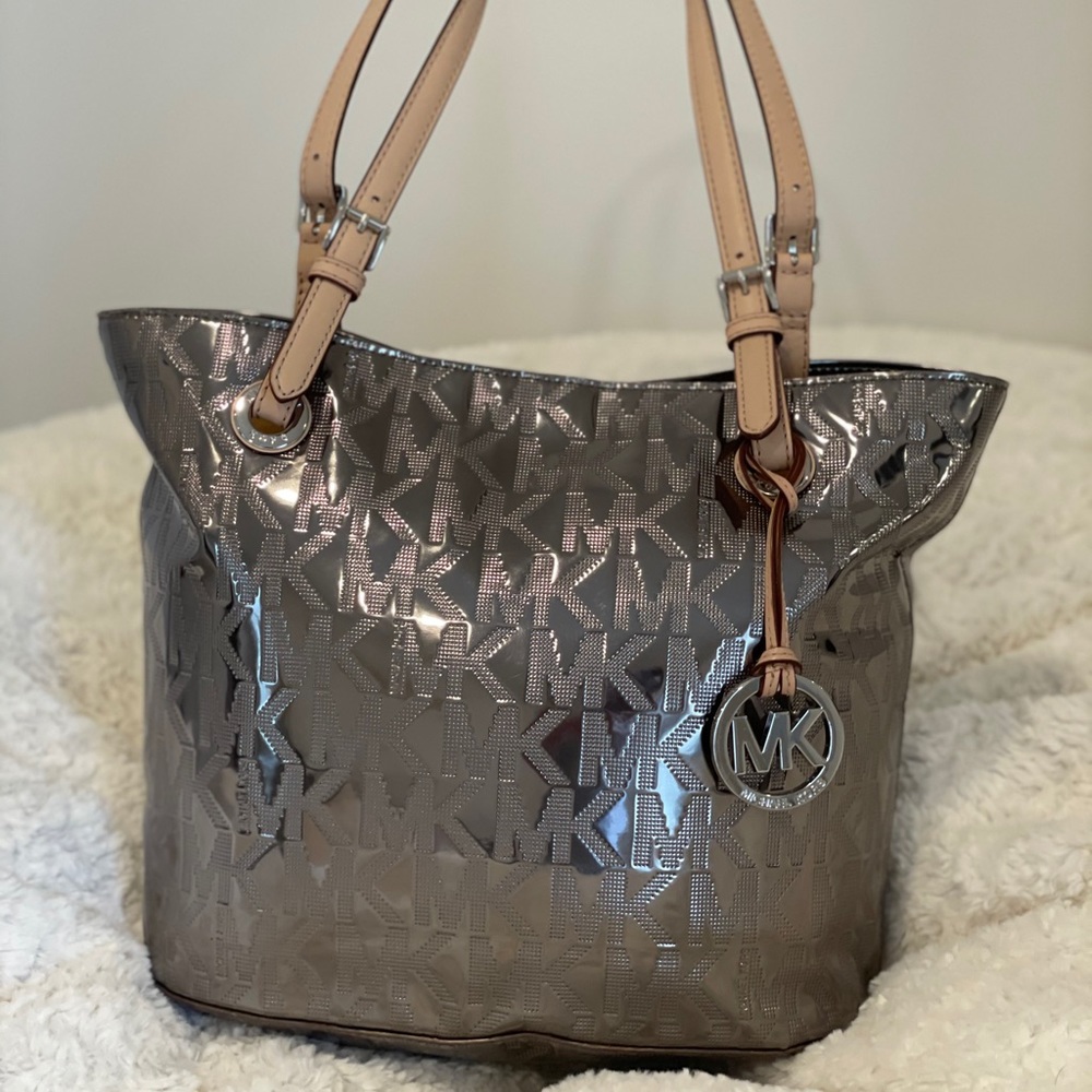 Michael Kors Bags | Michael Kors Metallic Tote